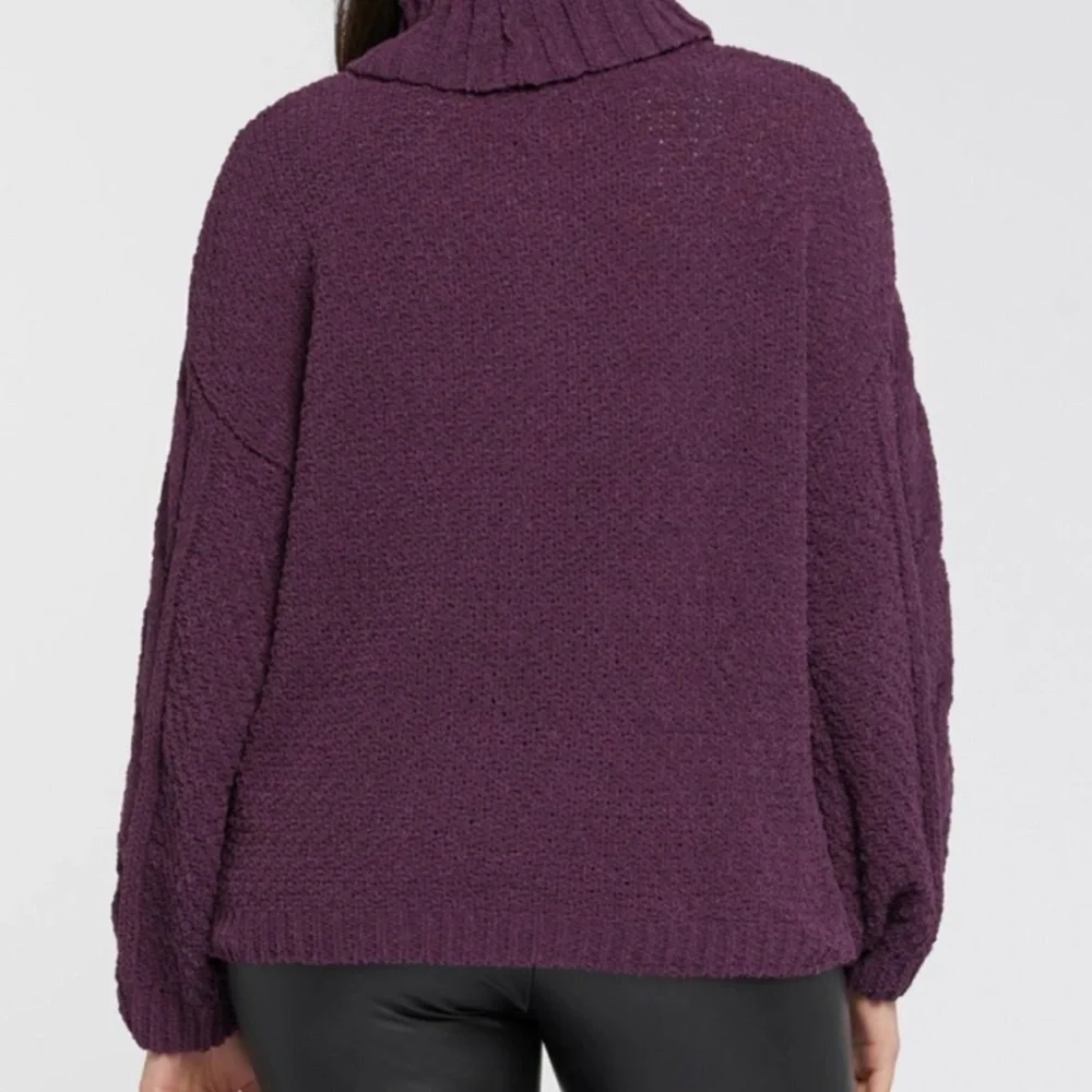 Seven7 Purple Cowl Neck Sweater *GOOD USED CONDITION* - Picture 2 of 10